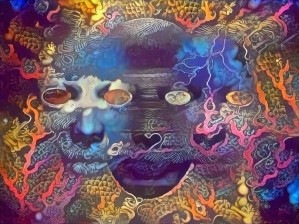 Masks in Colorful Magical Space